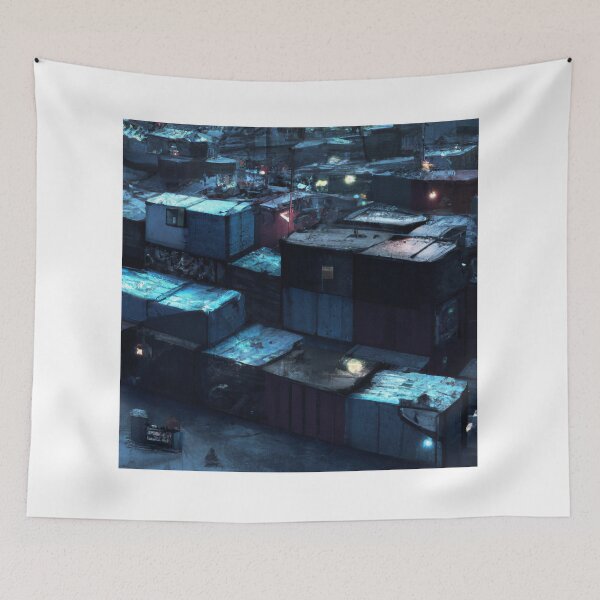 Item preview, Cyberpunk Slum City designed and sold by kinqs.