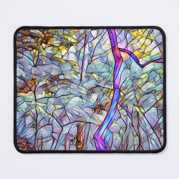 Item preview, The Crooked Tree In Blue designed and sold by RiverDeeDesigns.