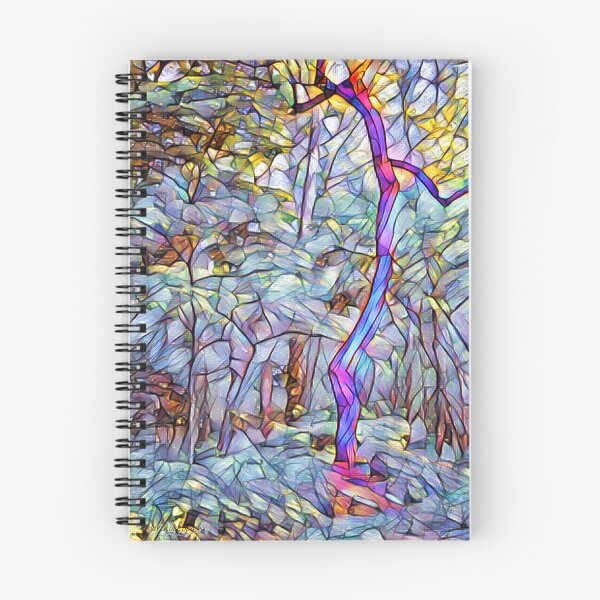 Item preview, The Crooked Tree In Blue designed and sold by RiverDeeDesigns.