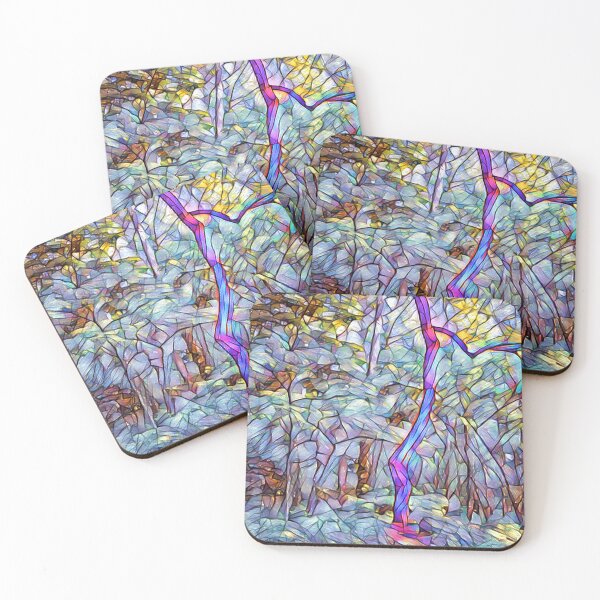 Item preview, The Crooked Tree In Blue designed and sold by RiverDeeDesigns.
