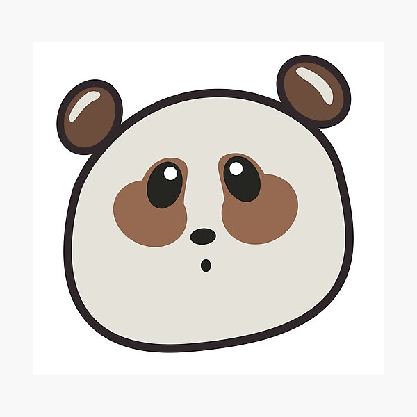 Qizai The Brown Panda Photographic Print