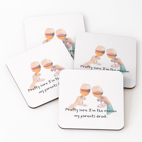 Item preview, I'm the Reason My Parents Drink - Wine - Relative Humor - Family Funny   designed and sold by AncestralEchoes.