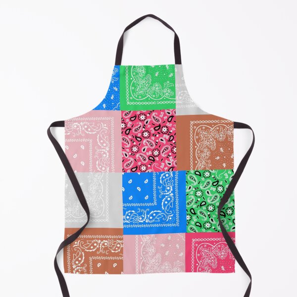 Item preview, Bandana paisley patchwork pattern  designed and sold by Freewheeling.