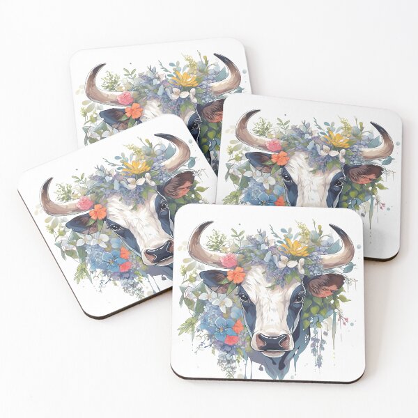 Item preview, Watercolor Clipart Cow PNG Instant Download SVG Cow Clipart Cow Art Print Cow Wall Decor Horned Cow Digital Cow Graphic Clip Art designed and sold by Globuwear.