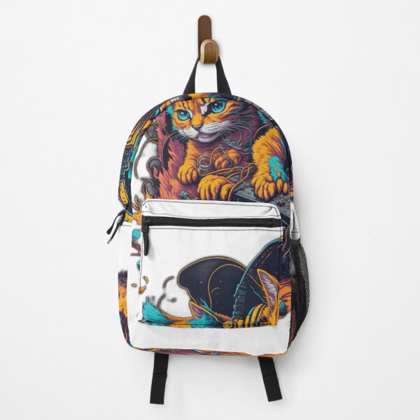 Item preview, Kitten Time Bomb: Highly Detailed Graffiti T-Shirt Art with TNT, Headphones, and Vibrant Colors designed and sold by madygunit.