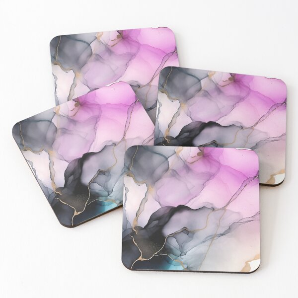 Item preview, Flamingo Bayou - Abstract Alcohol Ink Art designed and sold by inkvestor.