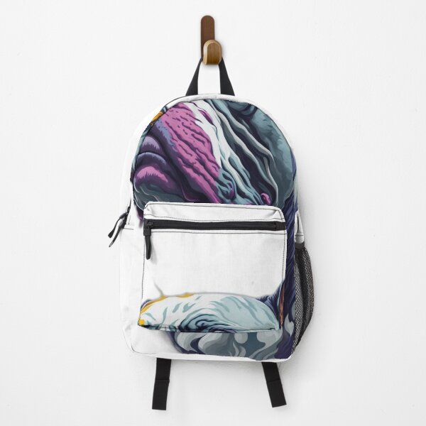 Item preview, Intricately Detailed American Bully Head Splash Art with Epic Roar and Colorful Paint designed and sold by madygunit.