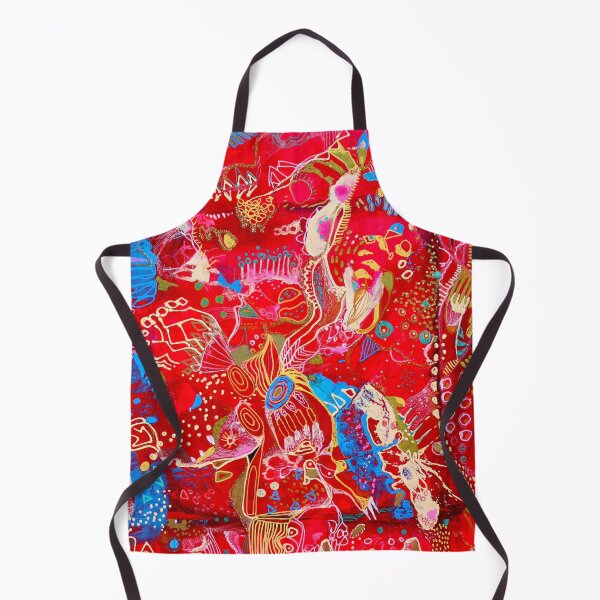 Item preview, 518 the beauty of art, red abstract subconscious designed and sold by Veera Zukova.