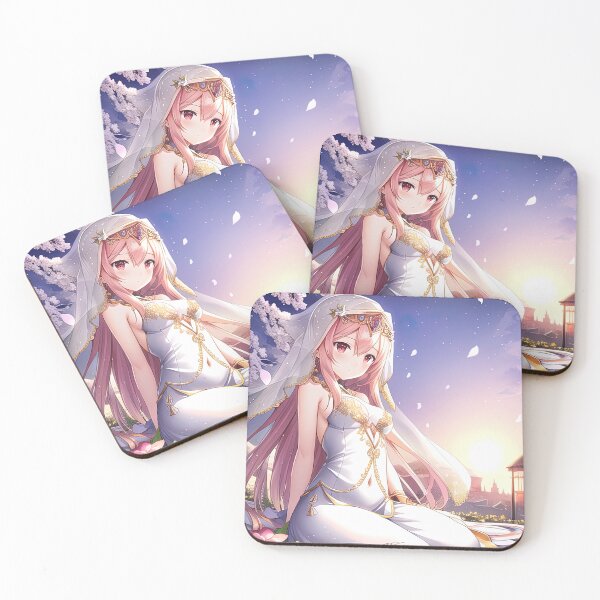 Item preview, Beautiful anime princess with face veil in nature designed and sold by RK - Shop.