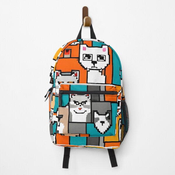 Item preview, Seamless pattern with cats in pixel art style. Vector illustration. designed and sold by LooperSDart.