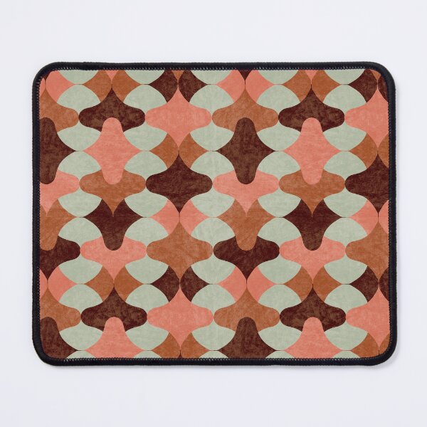 Item preview, Abstract Geometric Shapes-Pink Brown designed and sold by Ale's Art.