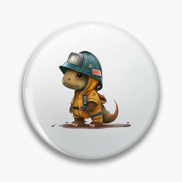 Artikelvorschau, Feuerwehrmann-Dinosaurier, Feuerwehrmann T-Rex, niedlicher Dinosaurier entworfen und verkauft von DosilMaker.