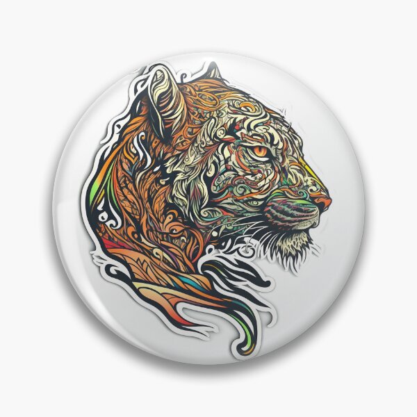 Item preview, Beautiful Abstract Tiger Face Art designed and sold by PeteRascal.