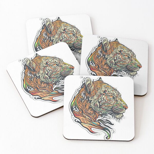 Item preview, Beautiful Abstract Tiger Face Art designed and sold by PeteRascal.