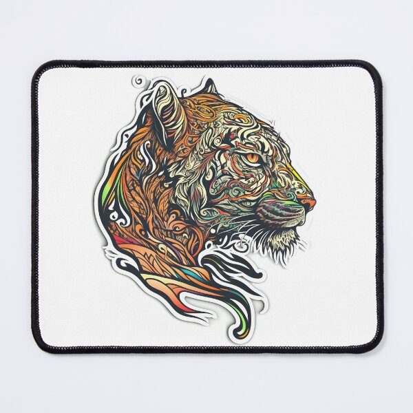 Item preview, Beautiful Abstract Tiger Face Art designed and sold by PeteRascal.