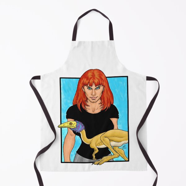 Item preview, Girl with her pet dinosaur designed and sold by PaleoFantasies.