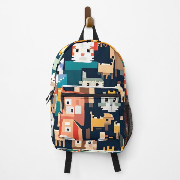 Item preview, Seamless pattern with cartoon cats. Colorful vector illustration. designed and sold by LooperSDart.