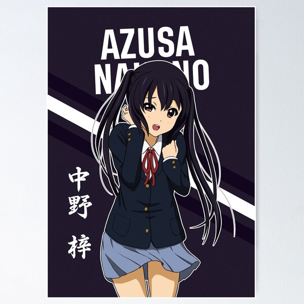 Item preview, Azusa Nakano | K-On designed and sold by ShiroKuroShiro.