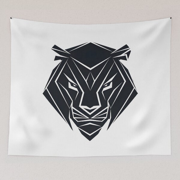 Item preview, Aggressive Tiger Face  designed and sold by PixelPlaza4u.