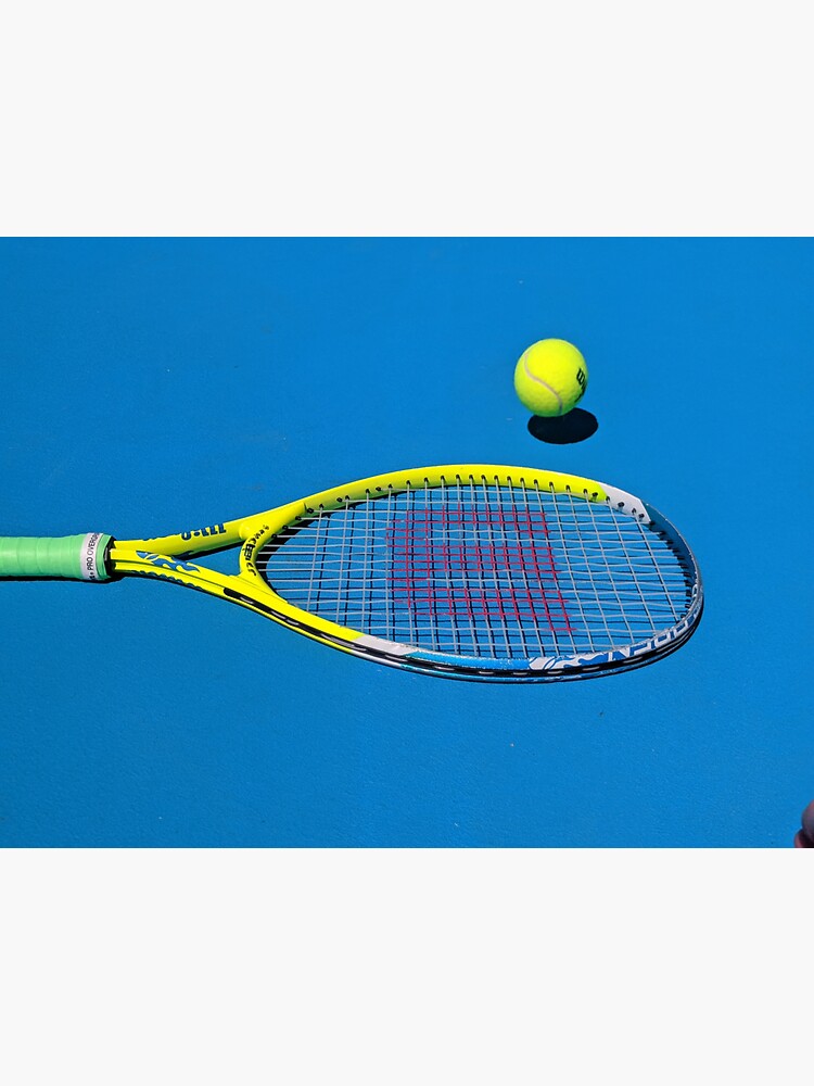 Pegatina for Sale con la obra «Raqueta De Tenis, Partido De Tenis