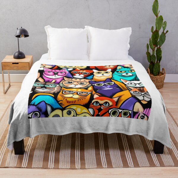 Item preview, Seamless pattern with funny cats. Vector illustration for your design designed and sold by LooperSDart.