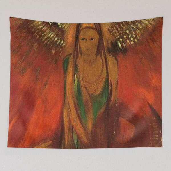 Item preview, The Flame by Odilon Redon designed and sold by tomorrowsart.