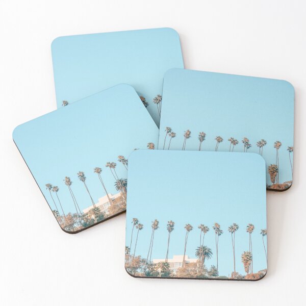 Item preview, Vintage Palm Trees, Blue Sky, Malibu, California, West Coast designed and sold by newburyboutique.