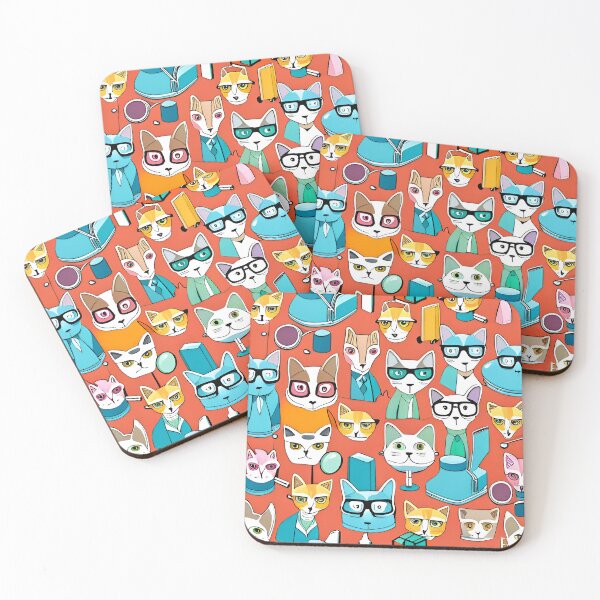 Item preview, Seamless pattern with cats. Vector illustration in cartoon style. designed and sold by LooperSDart.