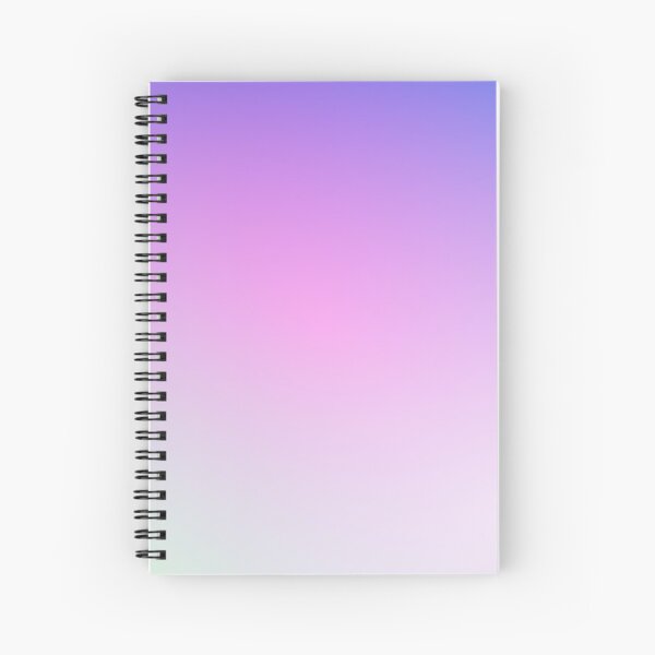 Light Blue Glitter Shiny Bright Sparkly Sky Blue Spiral Notebook