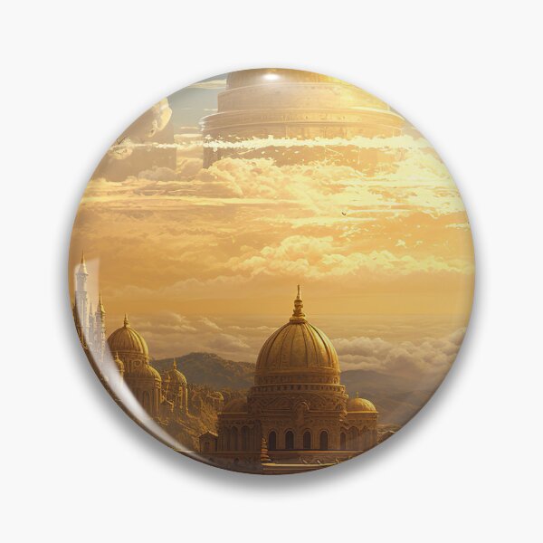 Item preview, Heavenly Cathedral with Gold Strokes designed and sold by PrintCove.