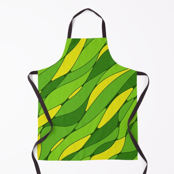 Item preview, Abstract wavy lines • Green and Yellow designed and sold by boozkova-vorona.