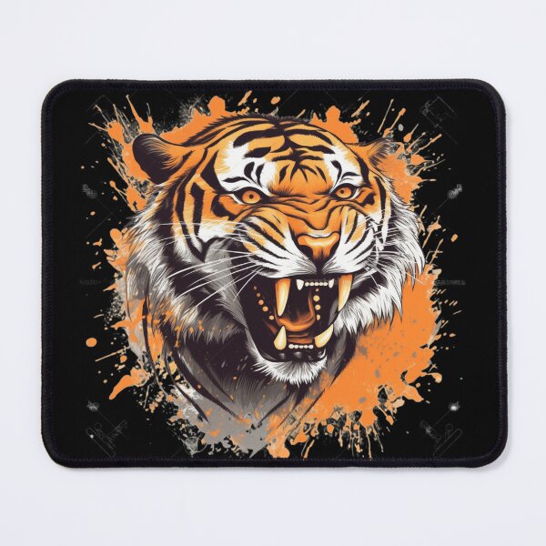 Item preview, Wildcat Rage: Animals Tigers Powerful Bold Graphic Energy Wilderness Jungle designed and sold by DigiNook.