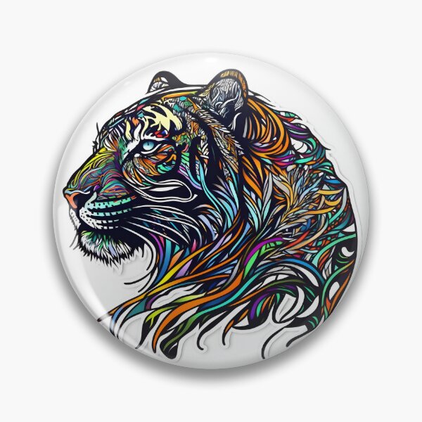 Item preview,  Beautiful Abstract Tiger Face Art designed and sold by PeteRascal.