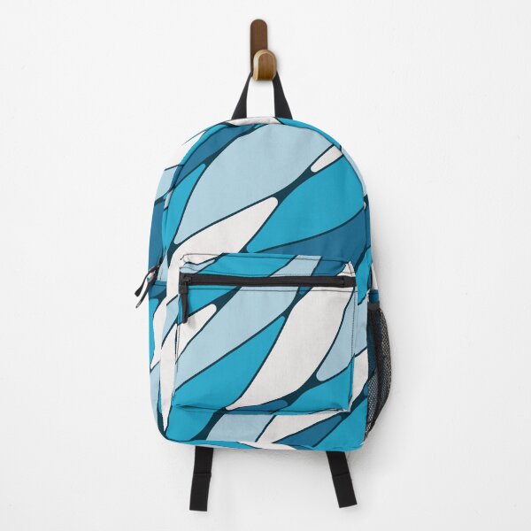 Item preview, Abstract wavy lines • Sea Blue designed and sold by boozkova-vorona.