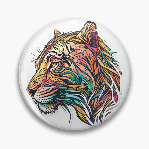 Item preview, Beautiful Abstract Tiger Face Art designed and sold by PeteRascal.