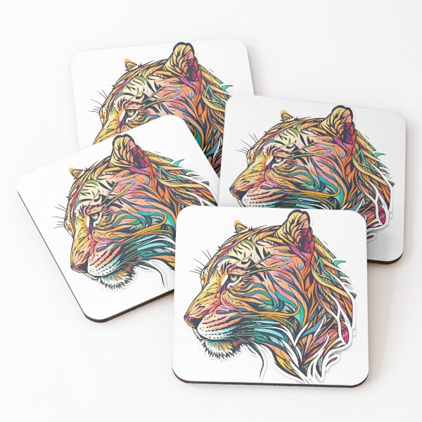 Item preview, Beautiful Abstract Tiger Face Art designed and sold by PeteRascal.