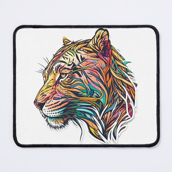 Item preview, Beautiful Abstract Tiger Face Art designed and sold by PeteRascal.