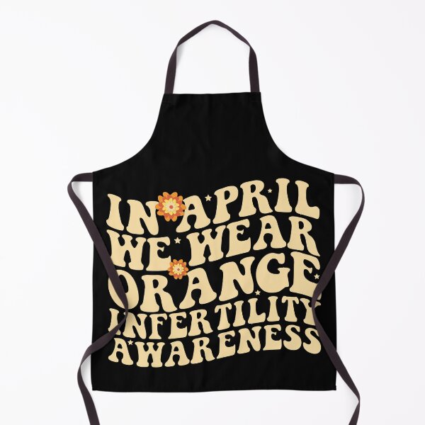 Item preview, In April We Wear Orange Infertility Awareness Week IVF designed and sold by MCreativeStore.