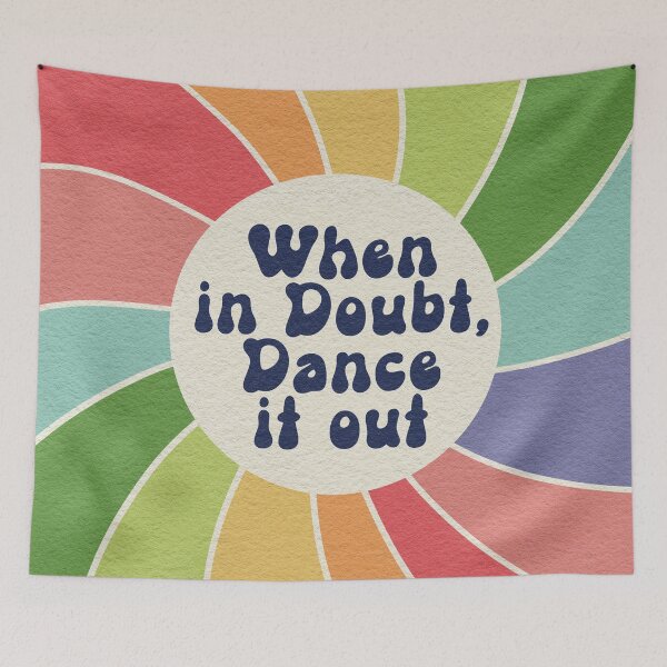 Item preview, When in Doubt, Dance it Out- Rainbow designed and sold by mimi-miarteph.