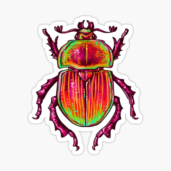 Item preview, Rainbow Beetle designed and sold by cannolimannoli.