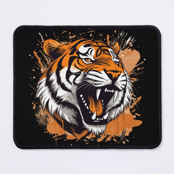 Item preview, Wildcat Rage: Animals Tigers Powerful Bold Graphic Energy Wilderness Jungle designed and sold by DigiNook.