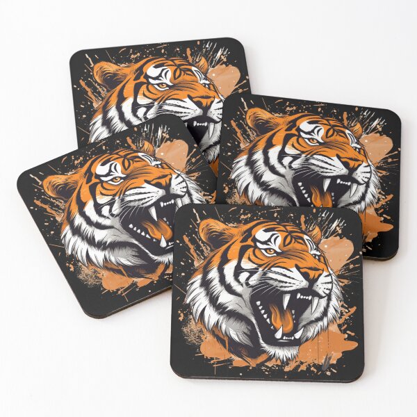 Item preview, Wildcat Rage: Animals Tigers Powerful Bold Graphic Energy Wilderness Jungle  designed and sold by DigiNook.