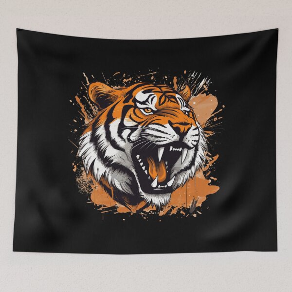 Item preview, Wildcat Rage: Animals Tigers Powerful Bold Graphic Energy Wilderness Jungle  designed and sold by DigiNook.