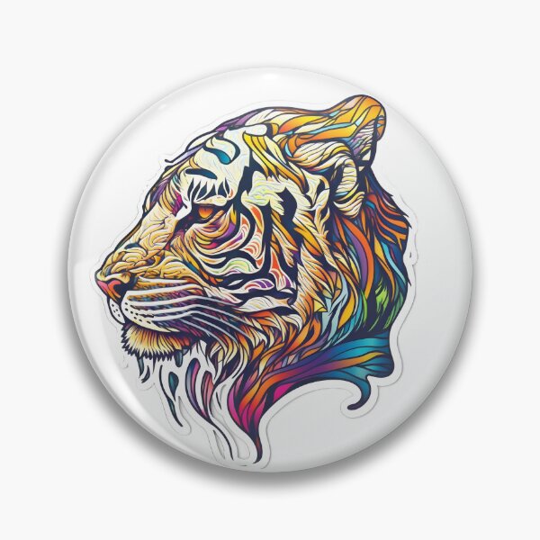 Item preview, Beautiful Abstract Tiger Face Art designed and sold by PeteRascal.
