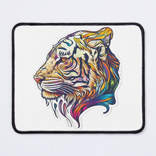 Item preview, Beautiful Abstract Tiger Face Art designed and sold by PeteRascal.