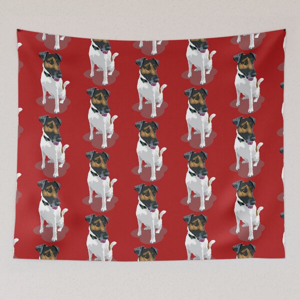 Item preview,  Panting Dog Foxy Terrier designed and sold by Bloomin'  Arty Families.