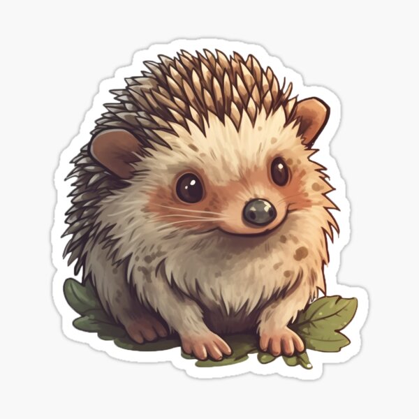 Item preview, Cute baby hedgehog designed and sold by Louis-MDK.