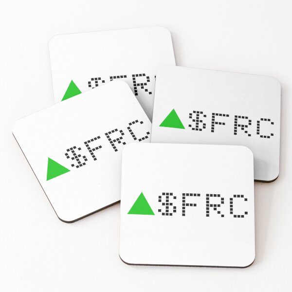 Item preview, First Republic Bank - FRC - Stock Ticker Green Black Font designed and sold by frankyou.