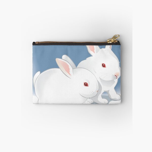 Item preview, A beautiful pair of white rabbits with red eyes designed and sold by drsaver.
