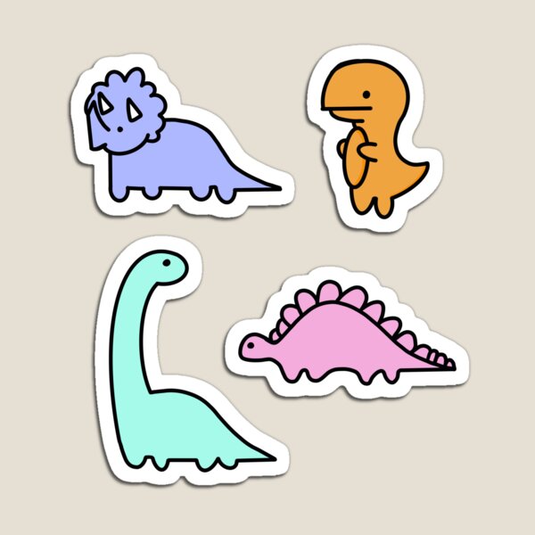Aperçu de l'œuvre Pack dinosaure pastel créée et vendue par jessicaleah15.